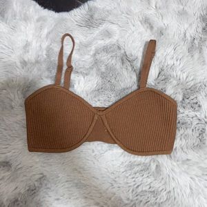 Aritzia babaton sculpt knit bra top